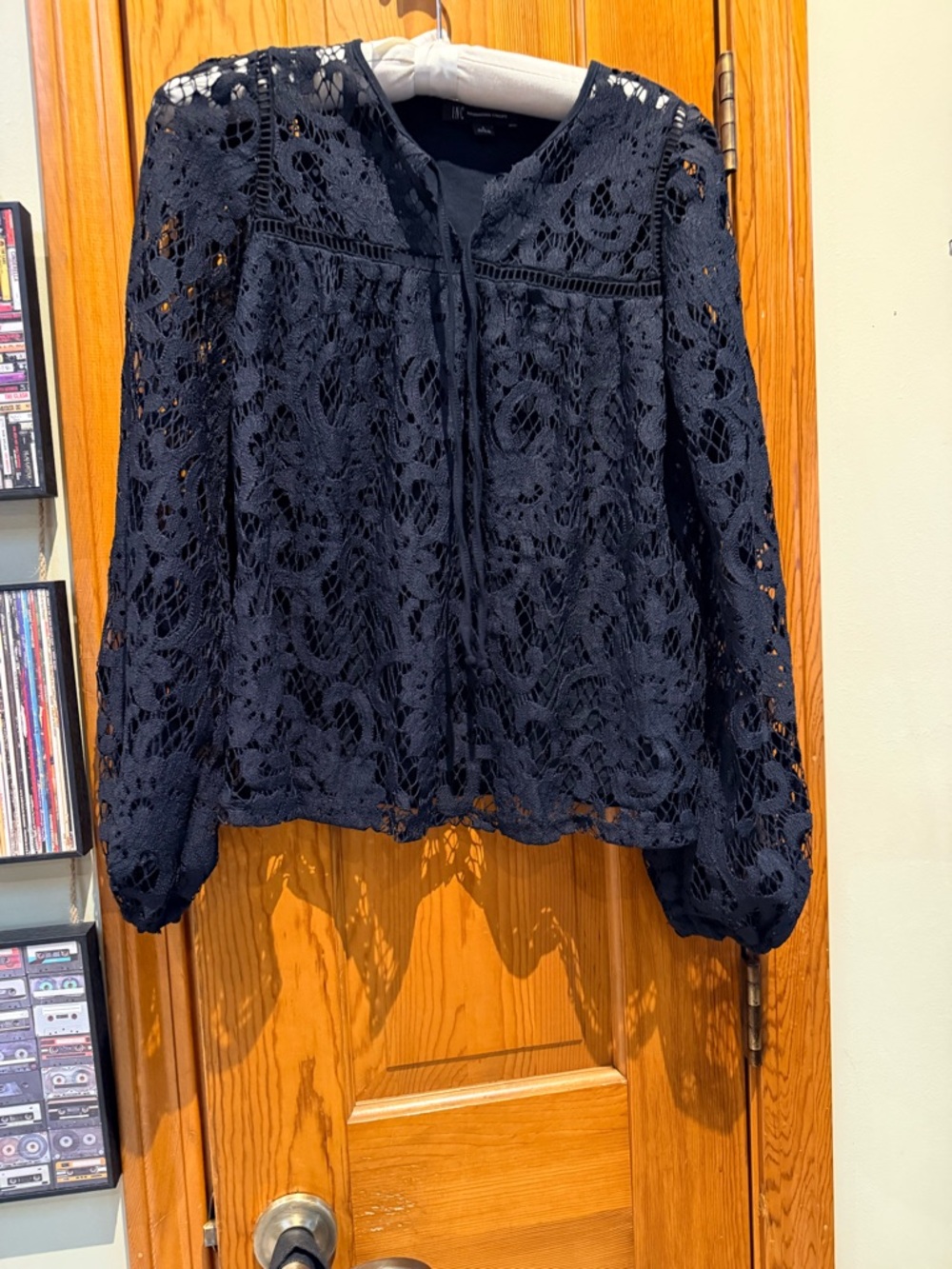INC black lace top